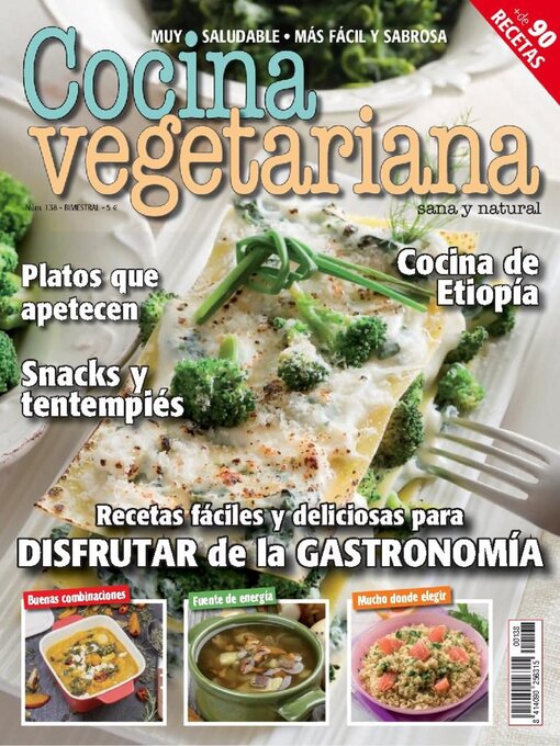 Title details for Cocina Vegetariana by CONNECOR REVISTAS S.L. - Available